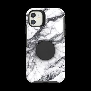 Otter + Pop White Marble Symmetry Series Case